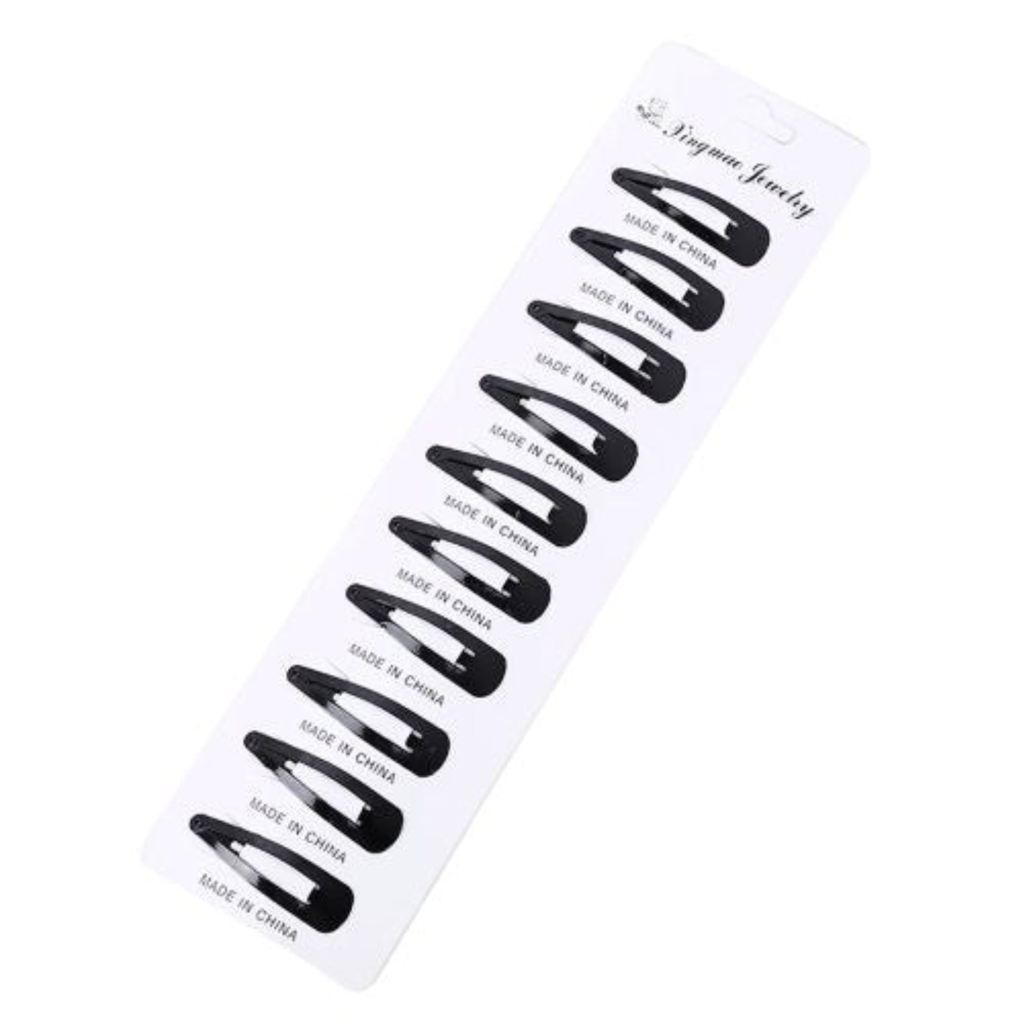 Hair Snap Clips | 10pk Assorted Snap-In Hair Pins