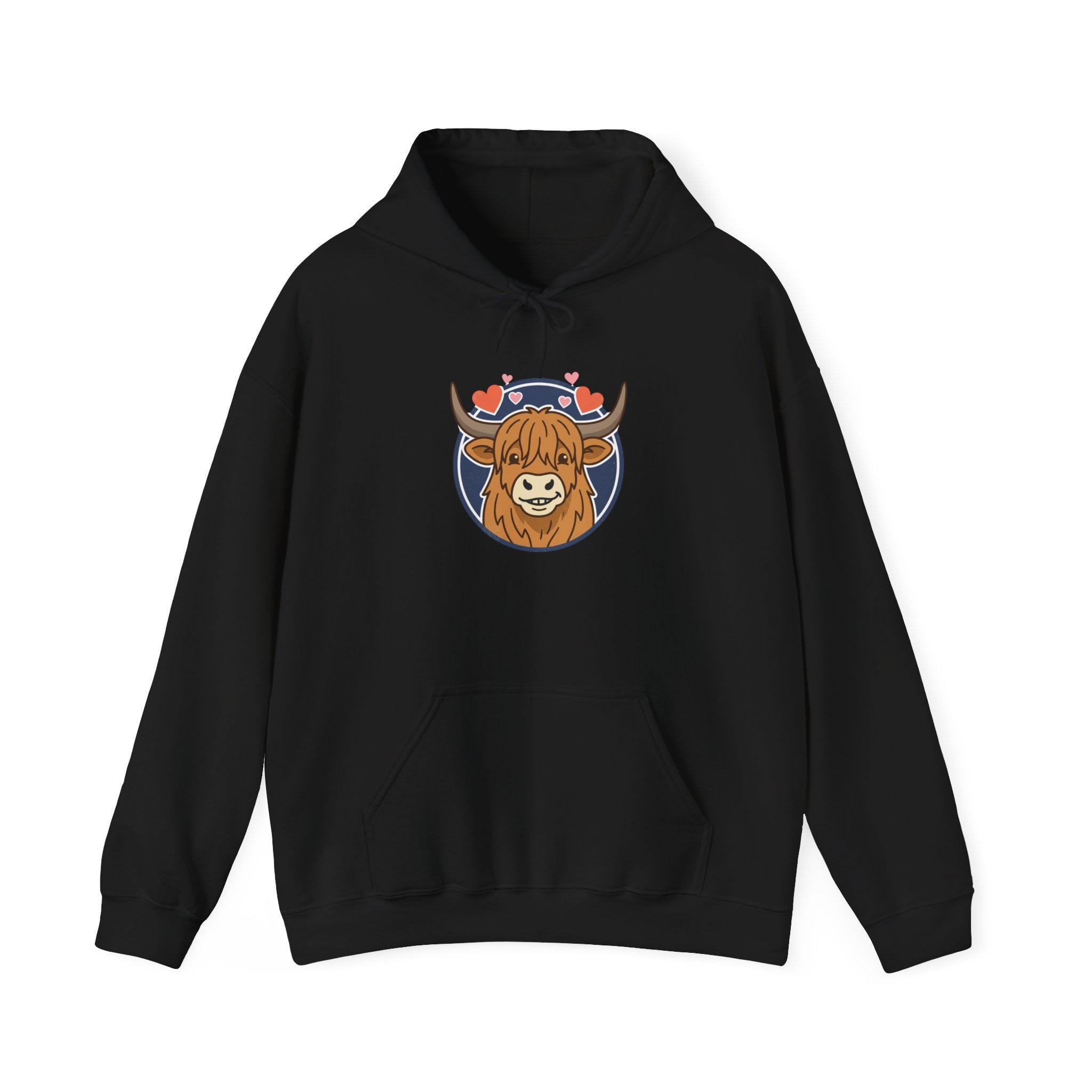 Sun-Kissed Highland Cow Hoodie | summer aesthetic, pastel coastal vibes