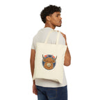 Sunny Highland Cow Tote | summer aesthetic, hand-drawn coastal vibes