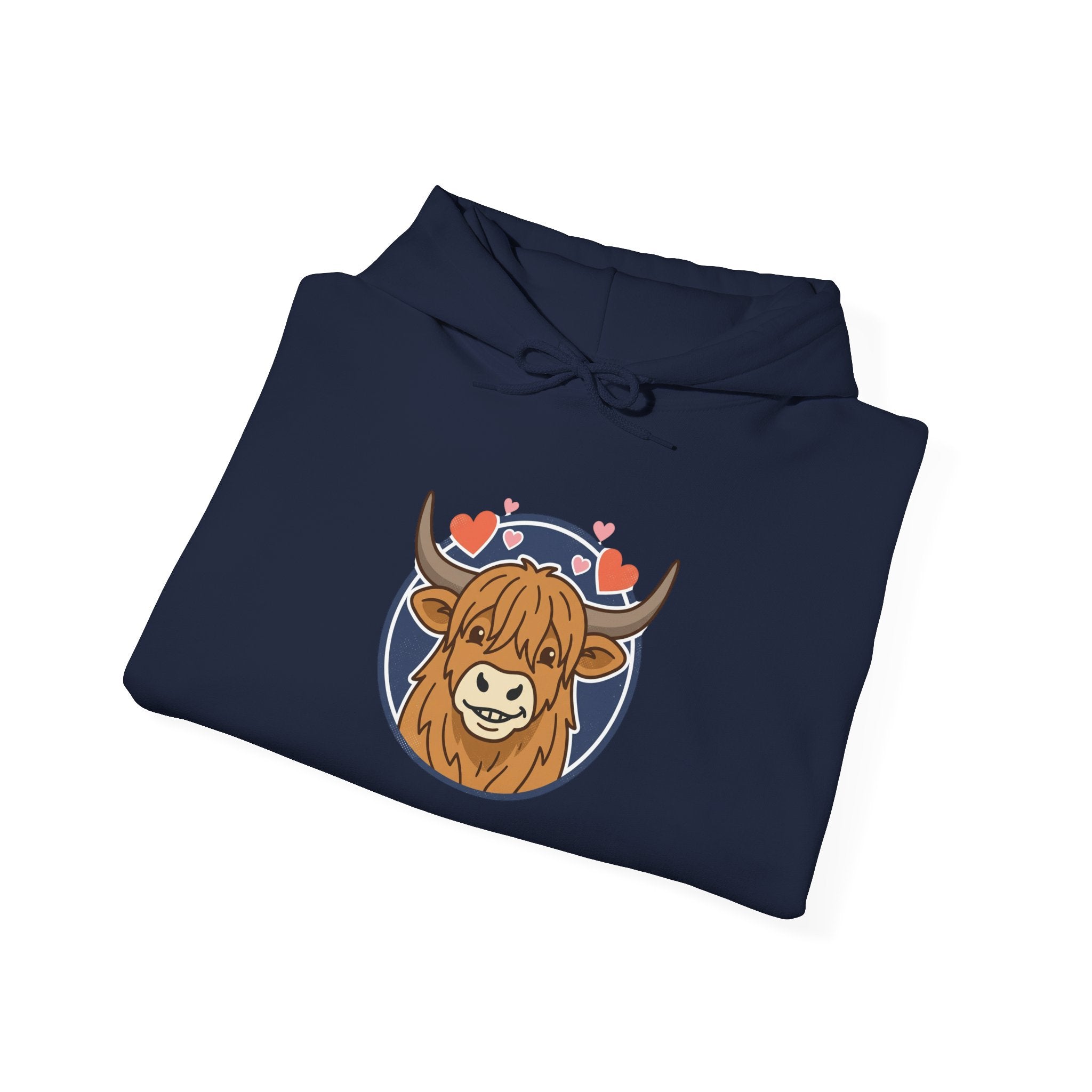 Sun-Kissed Highland Cow Hoodie | summer aesthetic, pastel coastal vibes