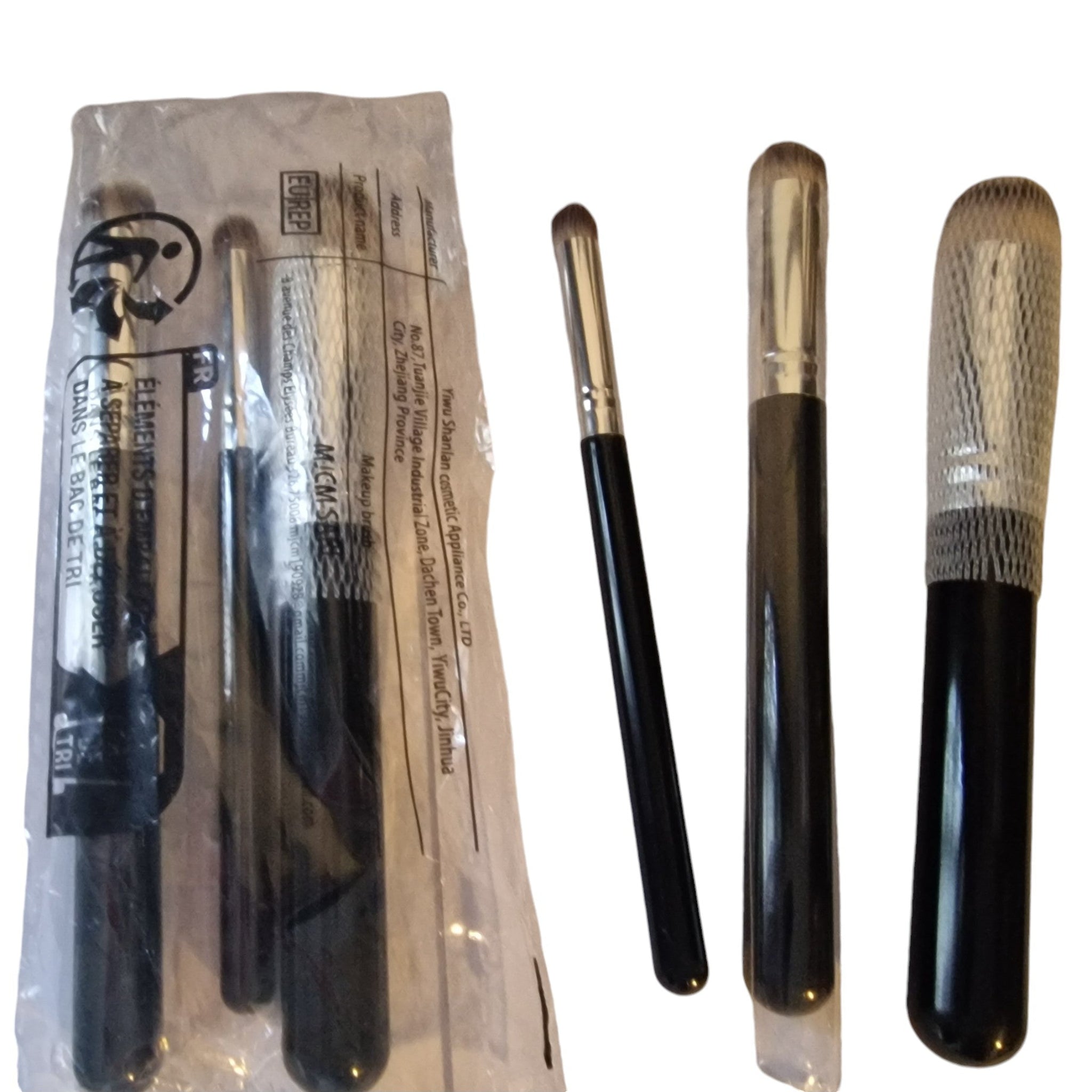3pc Makeup Brush Set