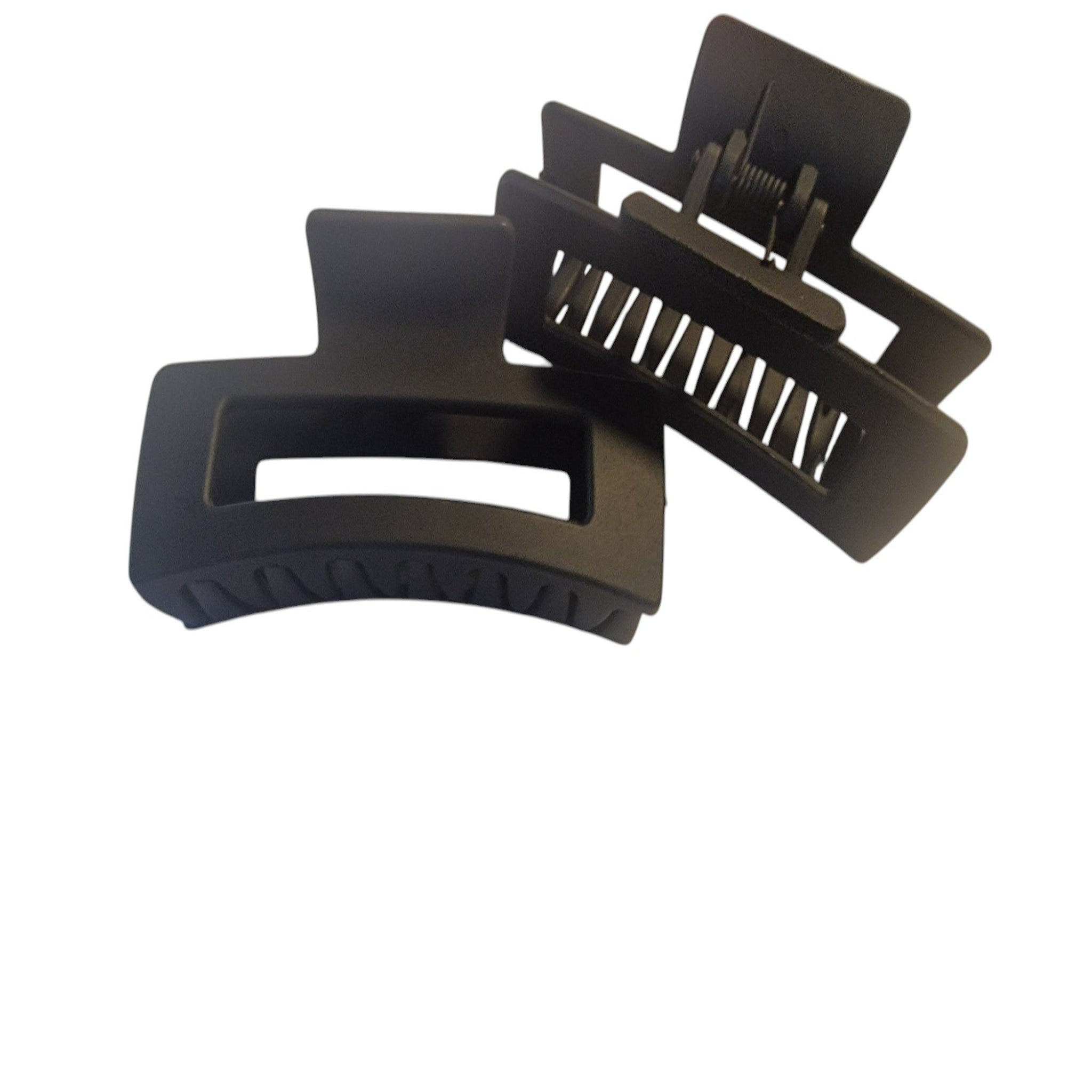 2pc Black Hair Claws | Strong Claw Clips for Women