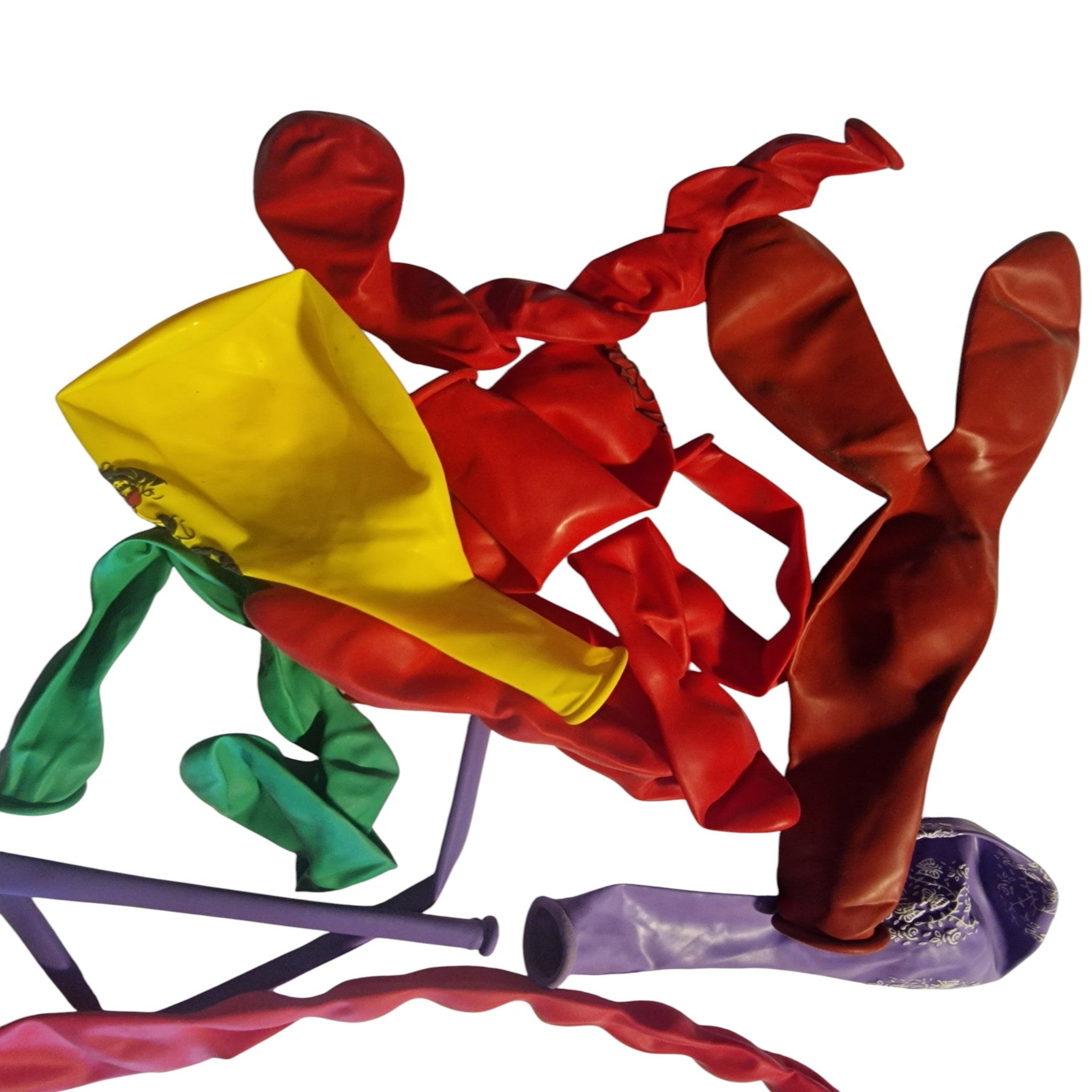 10pc Mixed Colours & Shapes Balloons | Fun Party Balloons