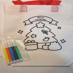 Christmas Character Colouring-In Tote Bag