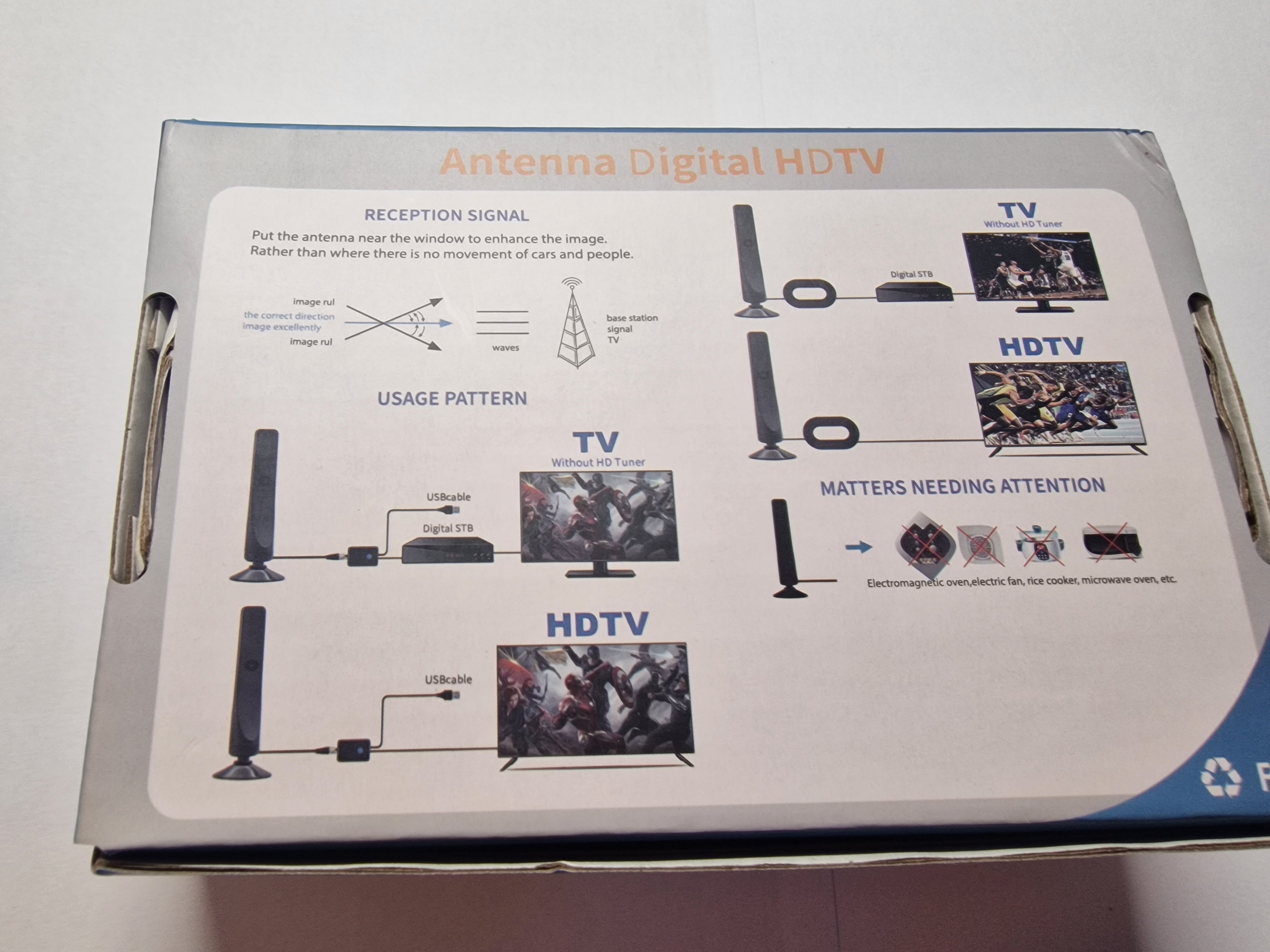 HDTV Indoor Antenna | Digital Freeview TV Aerial