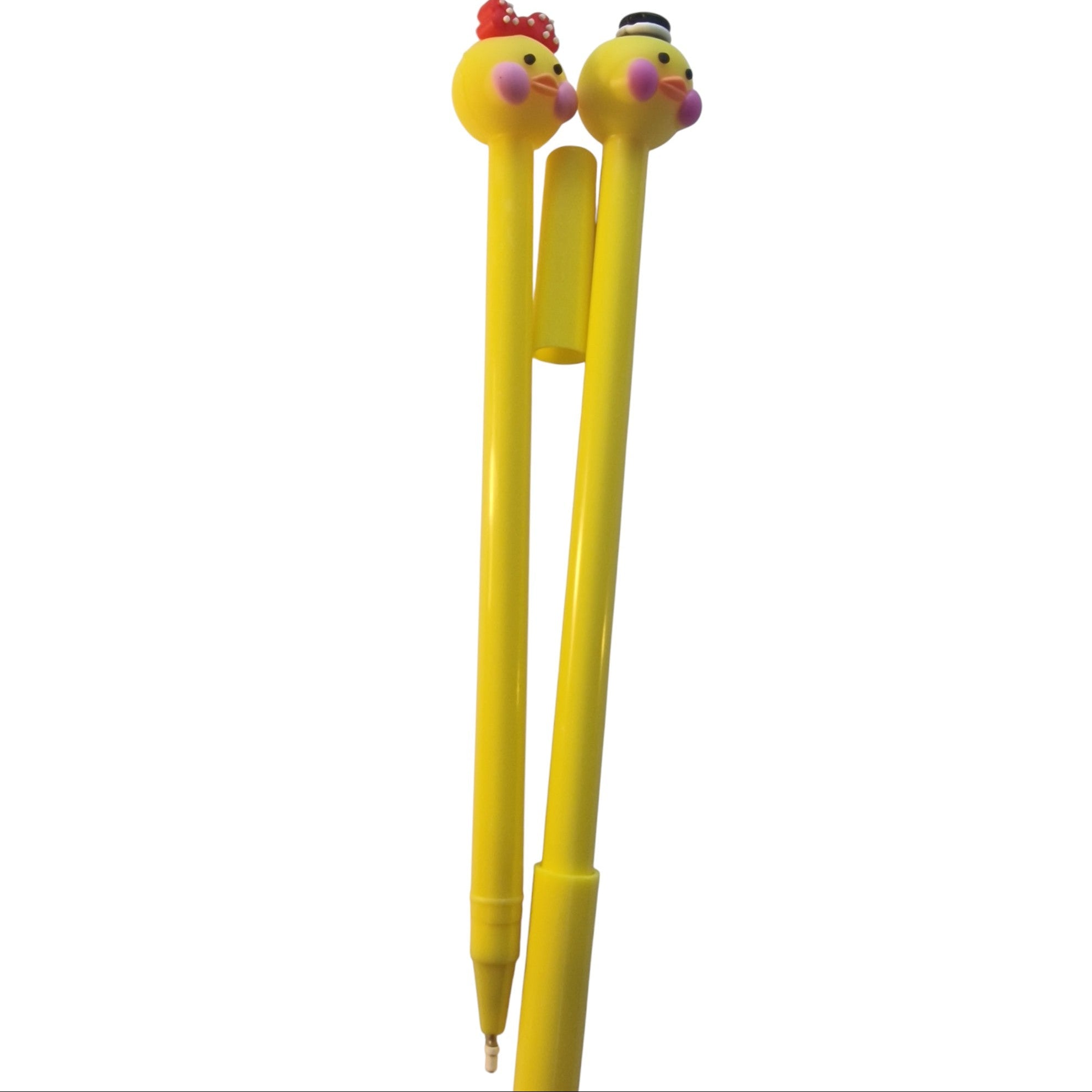 2pc Duck Novelty Gel Pens | Fun Stationery