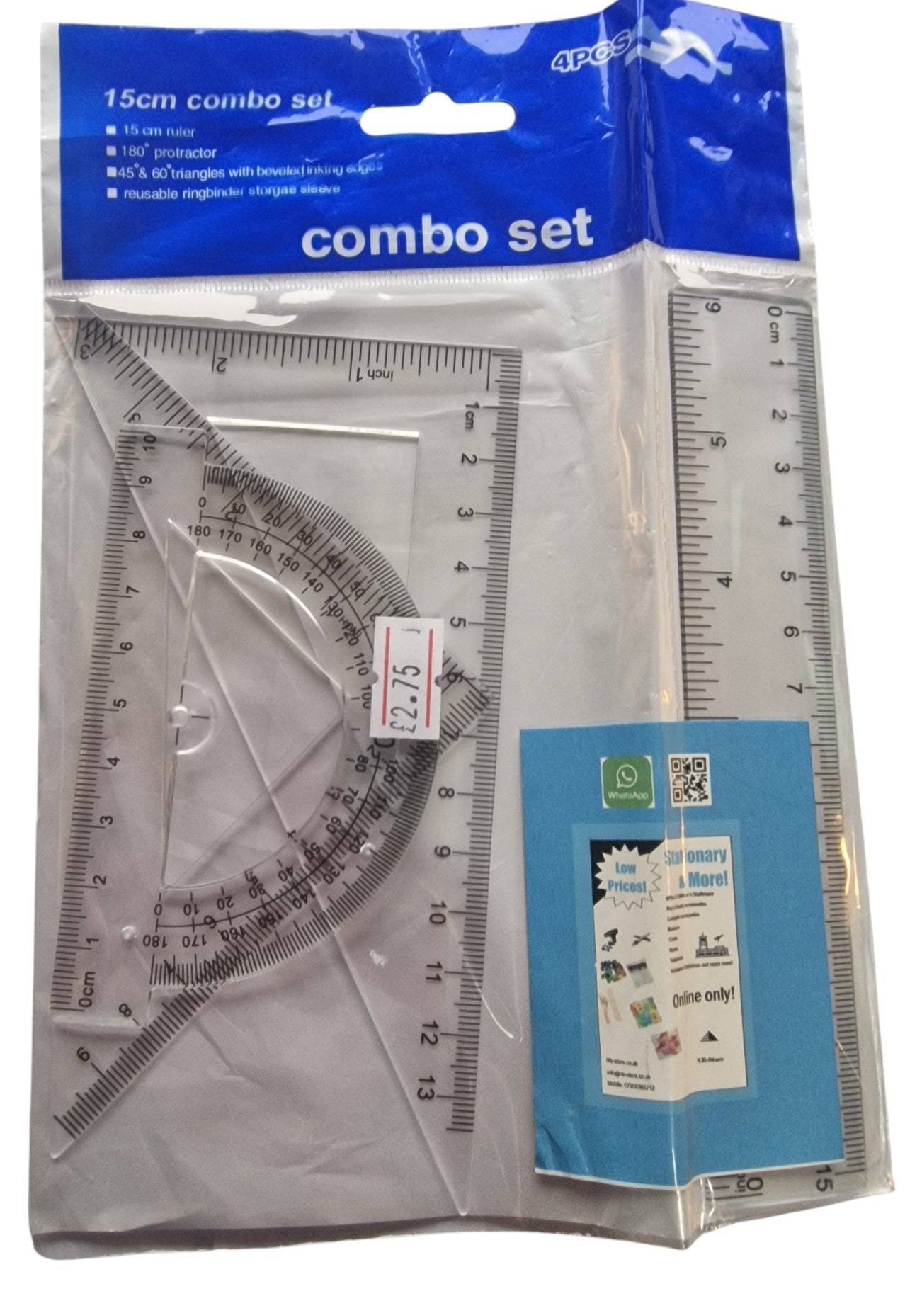 4pc Geometry Set