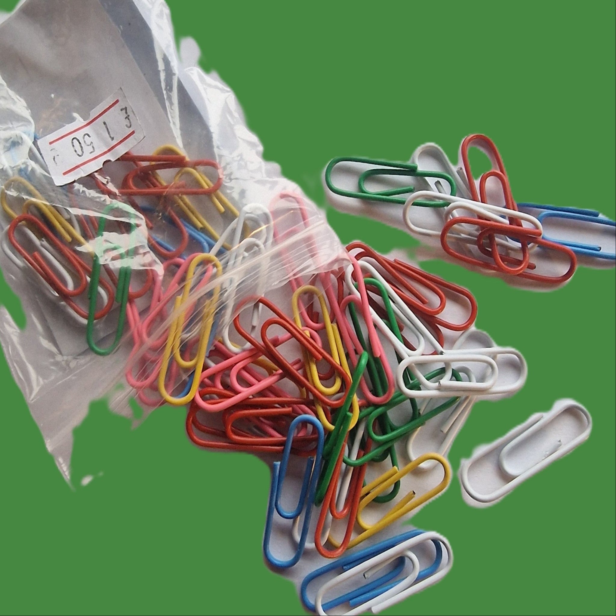 50pk Colour Paper Clips | Multicolour Stationery | NB Store