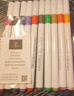 10pc Acrylic Markers | Vibrant Colours for Art & Craft