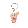 2D Flat Bunny Rabbit Children's Keyring | Kids Gift | NB Store