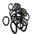 20pc Black Hair Bands | Strong Elastic Bobbles