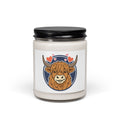 Sunny Highland Cow Candle, Soy Candle | Summer Aesthetic, Pastel Coastal Vibes