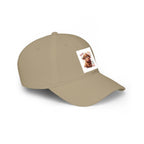 Cute Highland Cow Cap - "I'm Not Moody, Just Scottish" Low Profile Baseball Hat