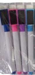 4 Colour Whiteboard Pens Dry Erase Markers for Home, School & Office