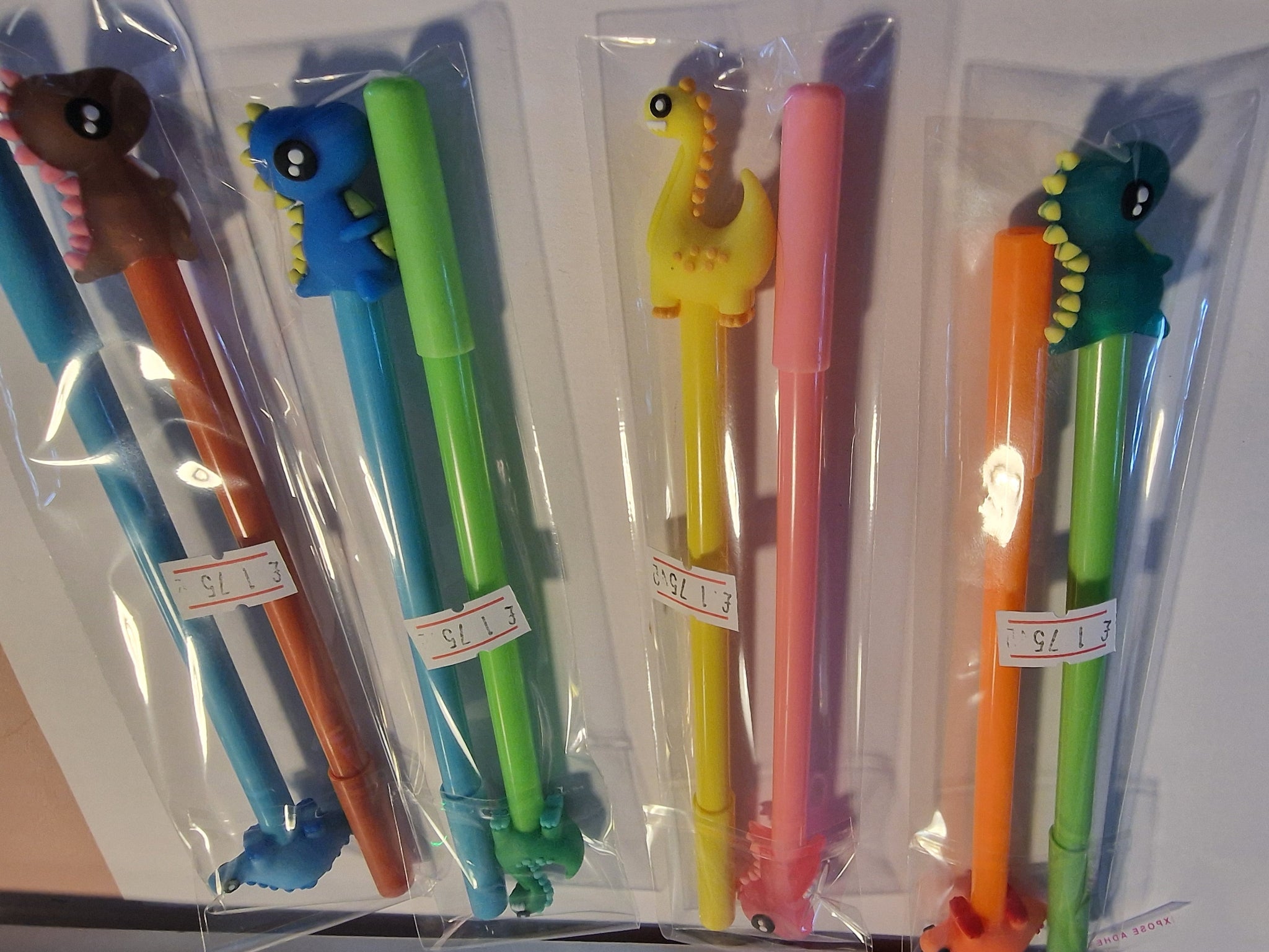 Dinosaur Gel Pens 2pk | Fun Kids Writing Pens | NB Store