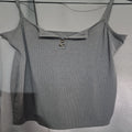 Ribbed Grey Mini Dress – Used Like New Size 12-14