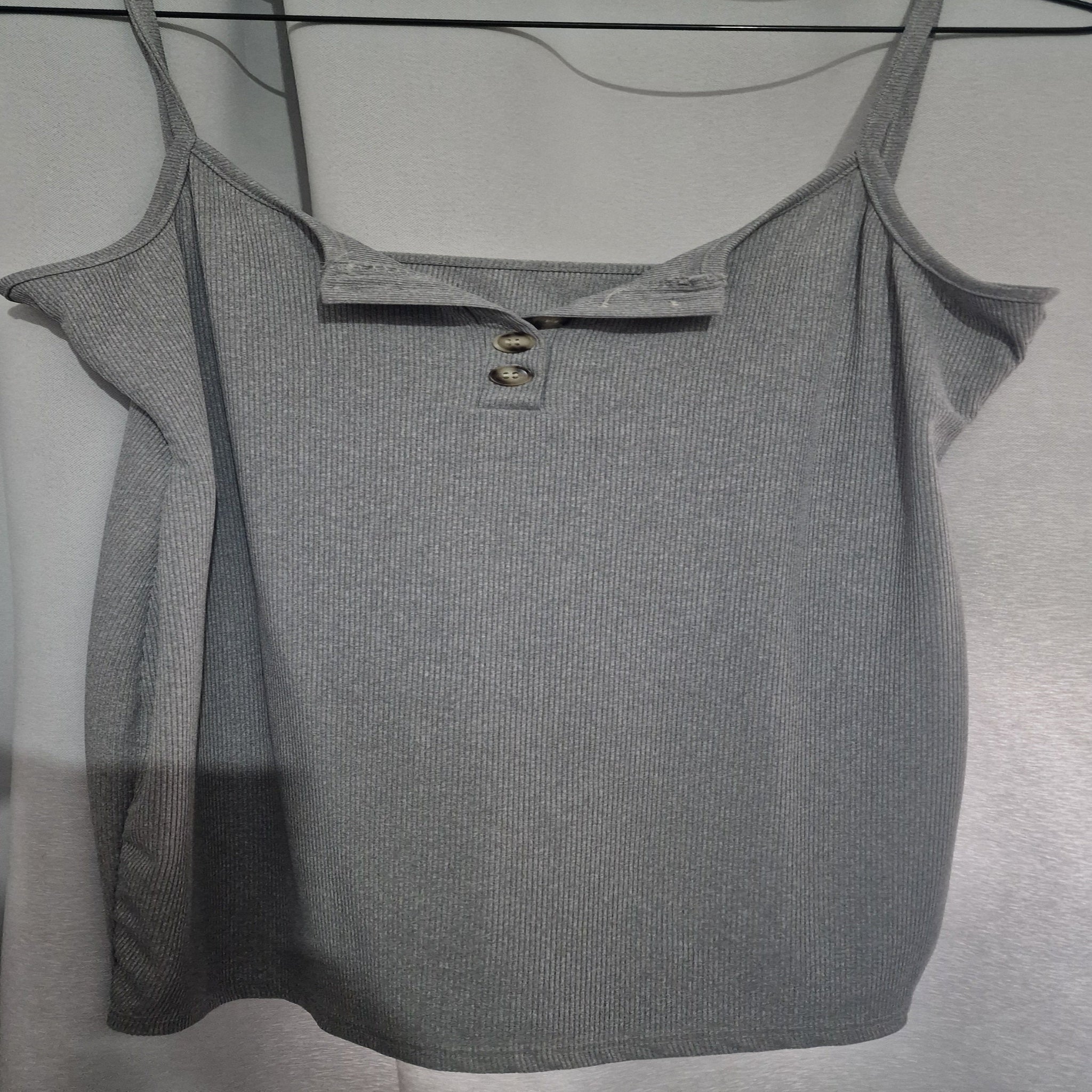 Ribbed Grey Mini Dress – Used Like New Size 12-14