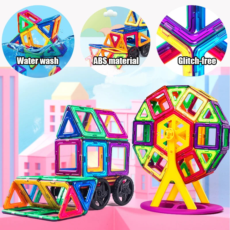 Magnetic Building Blocks for Kids – Big Size Constructor Set