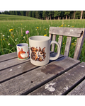 Highland Cow Easter Coffee Mug – Novelty Ceramic Gift