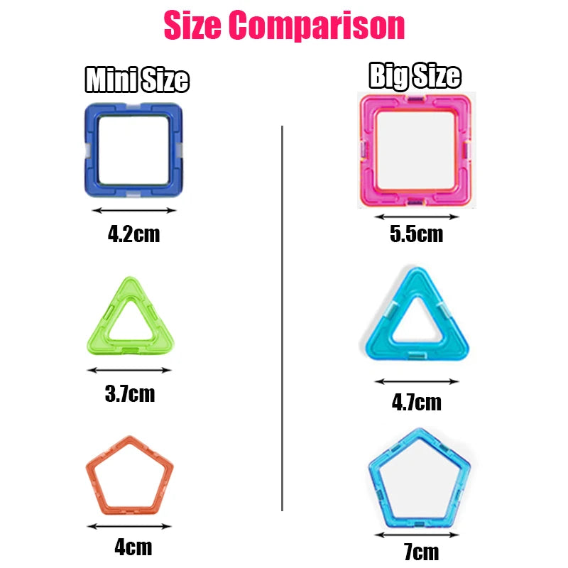 Magnetic Building Blocks for Kids – Big Size Constructor Set