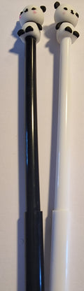 Cute Black & White Panda Gel Pens Fun Novelty Stationery
