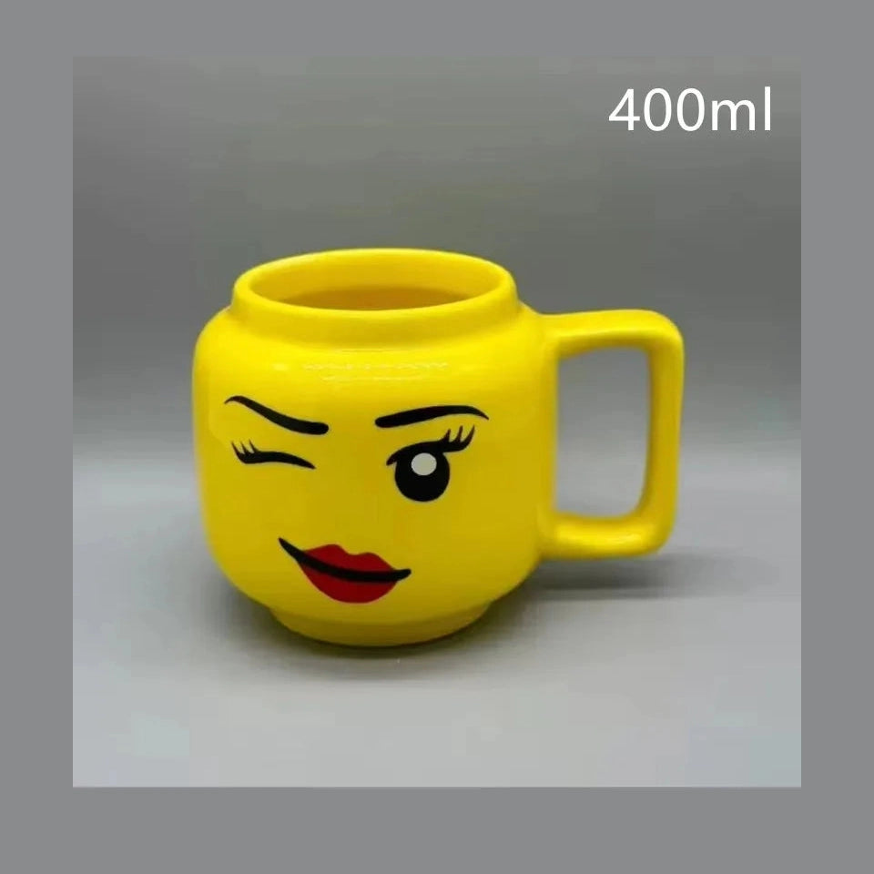 Funny Cartoon Ceramic Mug – 400ml Novelty Gift