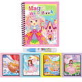 1pc Reusable Water Drawing Book Magic Water Book Mess-Free Magic Painting Pad with Refillable Water Pen Learning  Education Toy