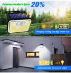 Solar Security Wall Light – 148 LED Motion Sensor Outdoor Garden Lamp