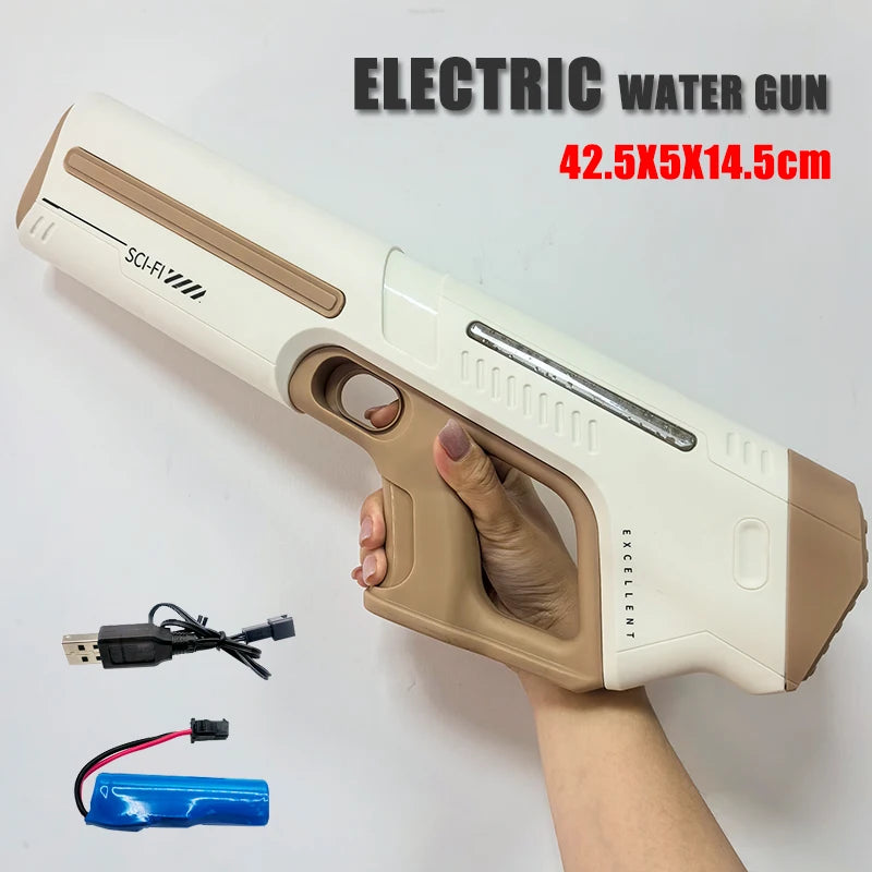 Electric High Pressure Water Gun for Kids – Automatic Summer Outdoor Water Toy