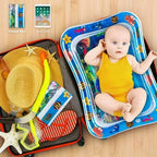 Baby Water Play Mat | Inflatable Tummy Time Sensory Pad for Infants & Toddlers