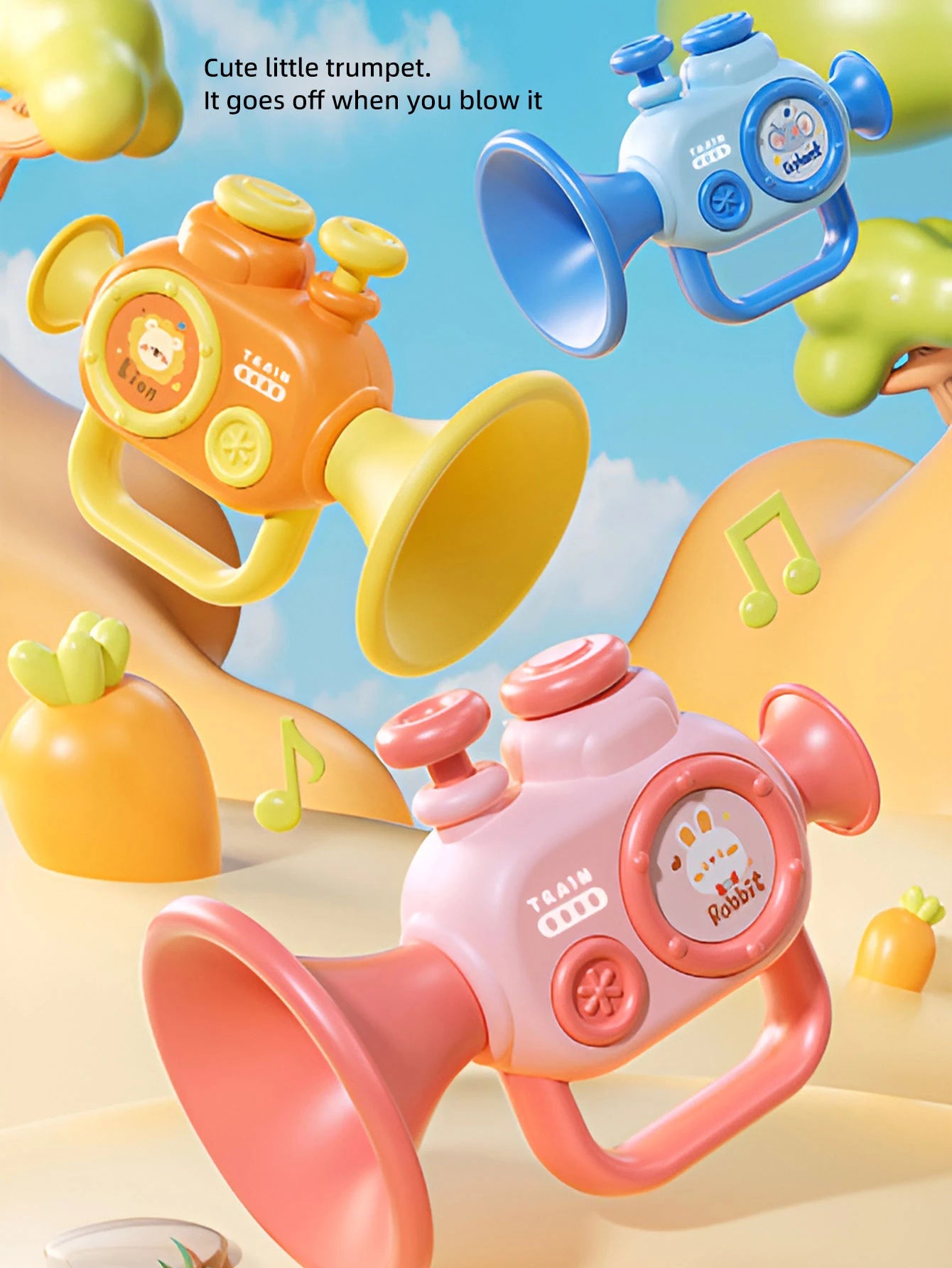Baby Trumpet Toy – Musical Instrument Early Education Toy for Toddlers