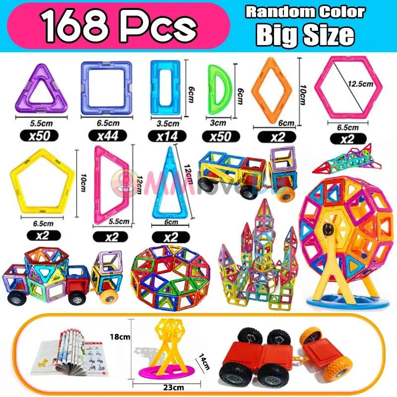Magnetic Building Blocks for Kids – Big Size Constructor Set