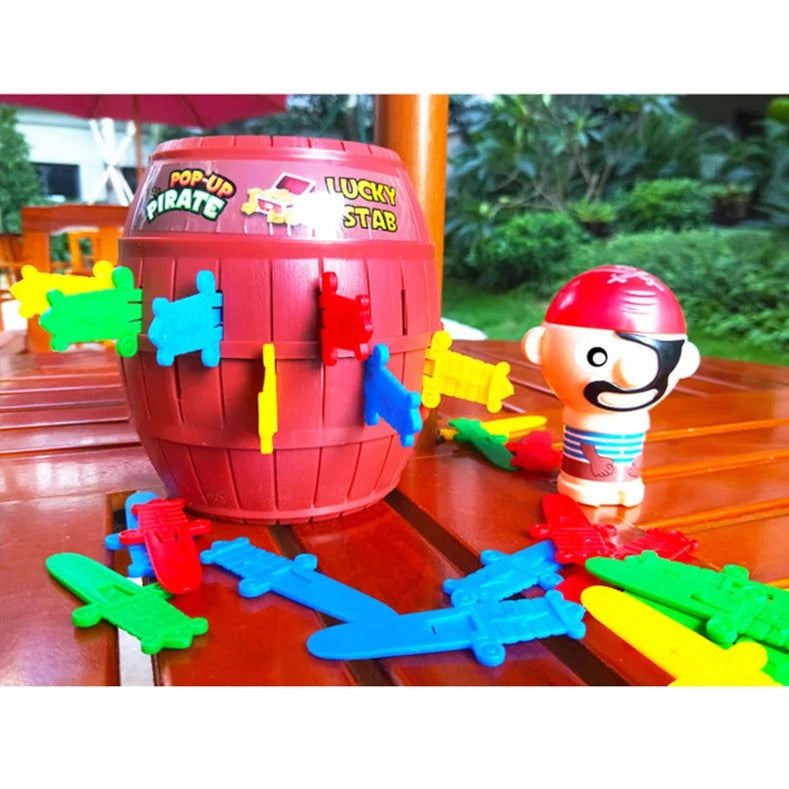 Pirate Barrel Sword Game – Pop Up Tricky Toy for Family Fun & Party Games