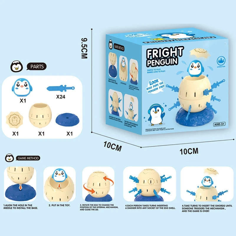 Penguin Pirate Barrel Game – Interactive Educational Thinking Toy for Kids