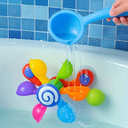 Spinning Bath Toy Windmill for Kids – Sensory Bathtime Fun