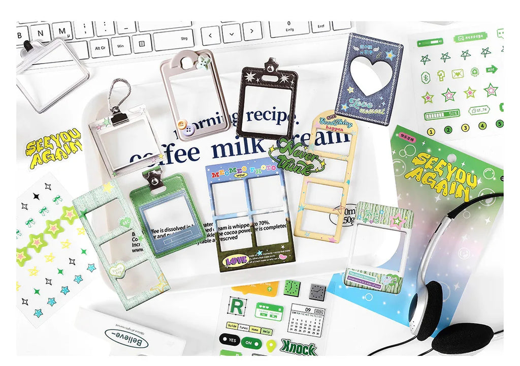 Y2K Retro Paper Stickers Pack – 15pcs