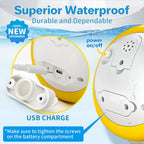 Light Up Whale Bath Toy for Babies & Toddlers – Sprinkler Fountain Bathtub Toy