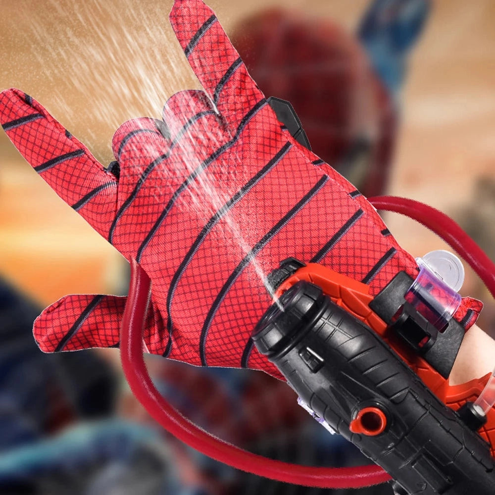 Spider Web Shooter Toy with Superhero Glove