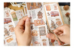 Travel Stickers Pack – 6pcs DIY Scrapbooking & Junk Journal