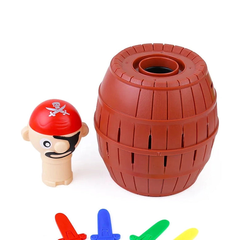 Pirate Barrel Sword Game – Pop Up Tricky Toy for Family Fun & Party Games