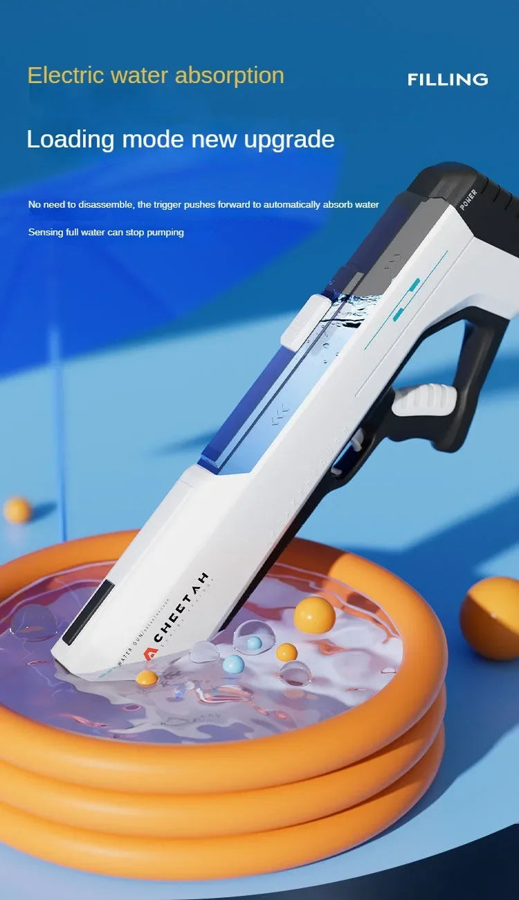Electric High Pressure Water Gun for Kids – Automatic Summer Outdoor Water Toy