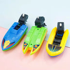 Clockwork Speed Boat Toy – Wind Up Bath & Water Toy for Kids