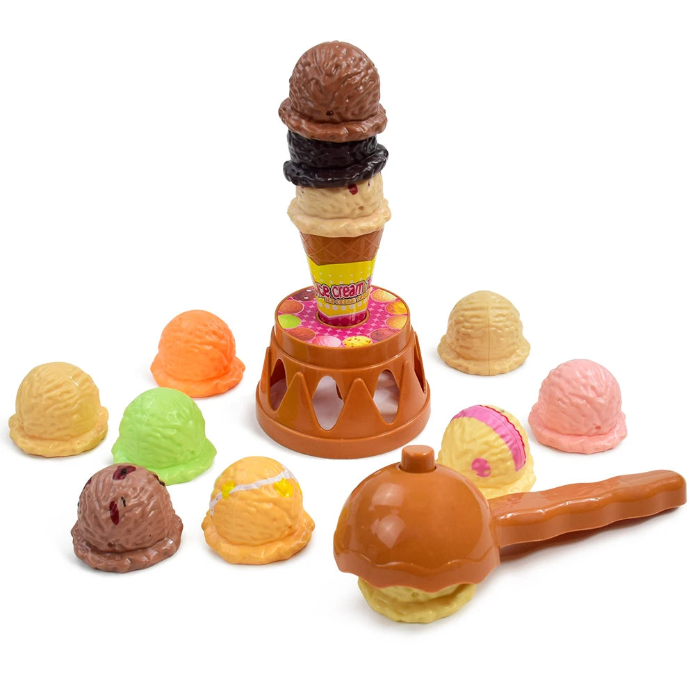 Ice Cream Stack Up Kitchen Toy – Pretend Play Food Set for Toddlers