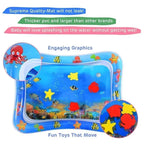 Baby Water Play Mat | Inflatable Tummy Time Sensory Pad for Infants & Toddlers