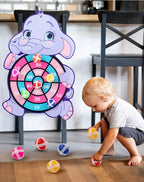 Educational Games Dart Board Kids Toy Stickey Ball Dart Indoor Sports Child Montessori Games for Children Gifts baby toys