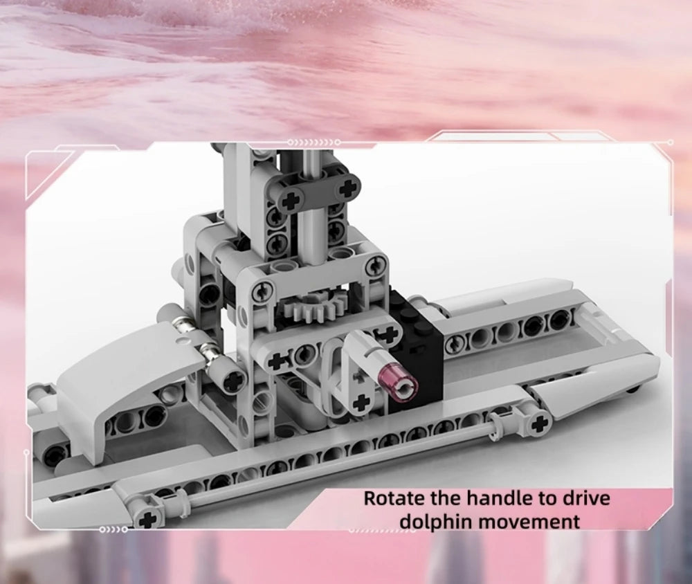 Mechanical Animal Building Set – Shark, Dolphin & Sea Life Building Blocks