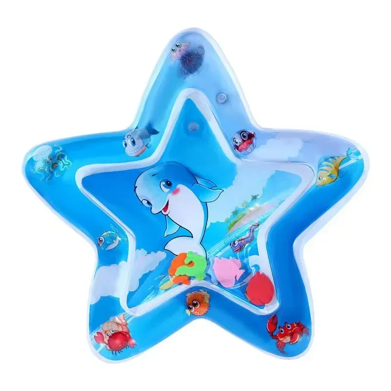 Baby Water Play Mat | Inflatable Tummy Time Sensory Pad for Infants & Toddlers