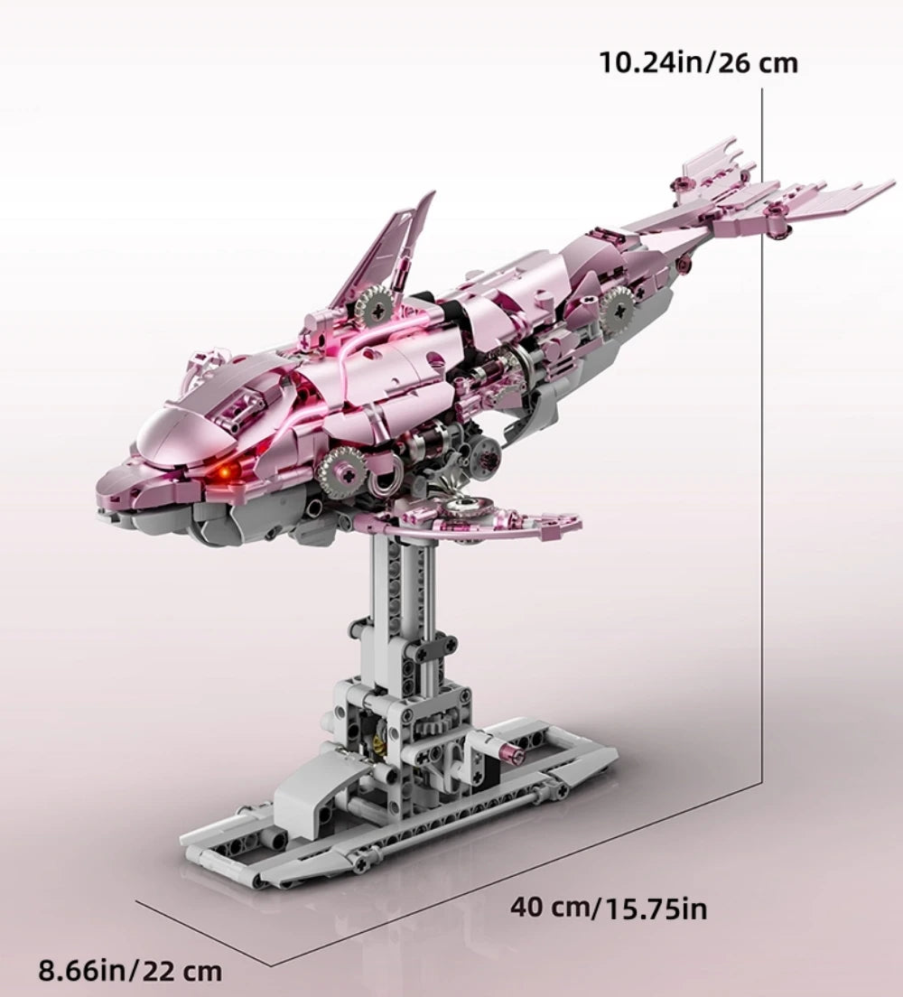 Mechanical Animal Building Set – Shark, Dolphin & Sea Life Building Blocks