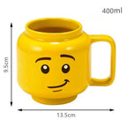 Funny Cartoon Ceramic Mug – 400ml Novelty Gift