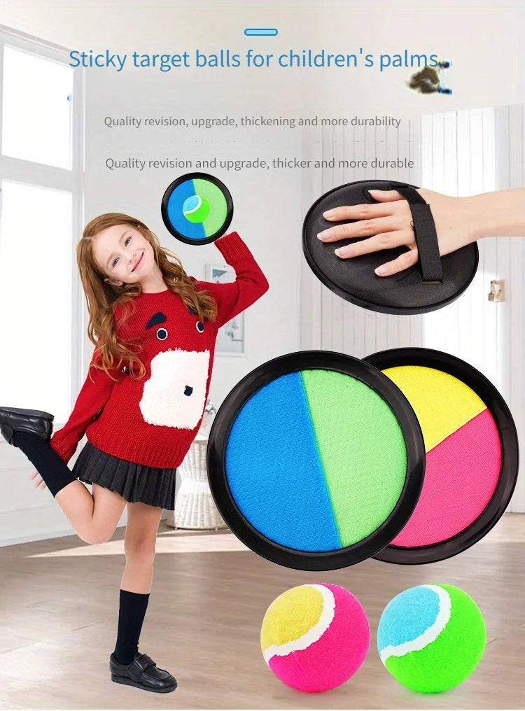 Kids Sticky Catch Ball Set – Outdoor Throw & Catch Game
